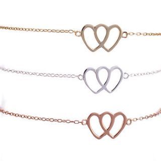 sterling silver heart delicate bracelet by lovethelinks