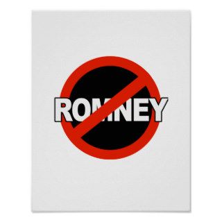 Anti Romney Name  .png Print