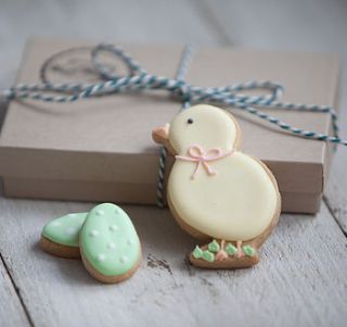 mini chick biscuit gift box by honeywell bakes