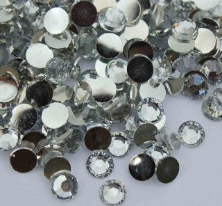 144pcs Round Flatback Resin Rhinestones 6mm (30ss)    Crystal Clear By Pixiheart