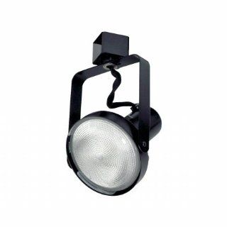 Nora Track Light NTH 147B   Black   PAR30 Front Loading Gimbal Ring   Compatible with Halo Track   120 Volt   Track Lighting Heads  