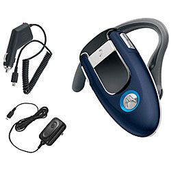 Motorola H500 Cosmic Blue Bluetooth Headset Kit Motorola Hands free Devices