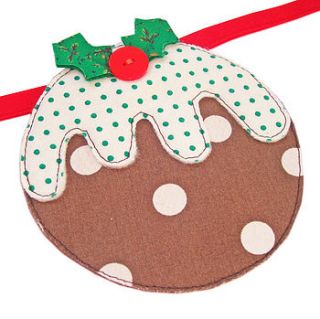christmas pudding bunting by handmade by lucylu