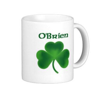 O'Brien Shamrock Mugs