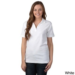 ADI Ultra Women's Double Pique Short sleeve Polo Shirt ADI Short Sleeve Shirts