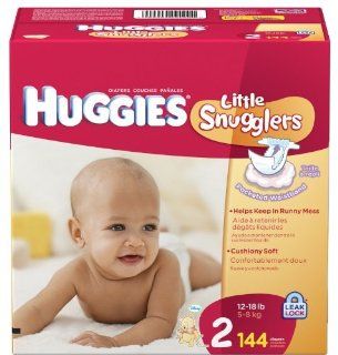 Huggies Little Snugglers Diapers, Size 2, 144 ct Health & Personal Care