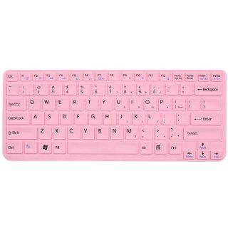 Keyboard Protector Skin Cover For Sony Vaio CA/SA/SB/SC/SD Series/ 14 inch E Series E141 E14A SVE141 SVE14A 14P/ 13.3 inch S Series S131 S13A SVS131 SVS13A 13P/ 13.3 inch T Series T13 SVT13 Pink US Layout Computers & Accessories
