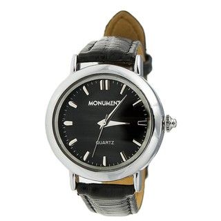 Monument Women's Leatherette Strap Analog Watch Monument Women's More Brands Watches