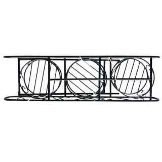 Pangaea Home and Garden Folding Iron Plant Stand with Three Baskets