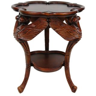 Oriental Furniture European Dragonfly End Table