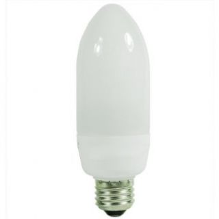 7 Watt CFL Light Bulb   Compact Fluorescent   Torpedo   25 W Equal   2700K Warm White   80 CRI   49 Lumens per Watt   15 Month Warranty   GCP 140    