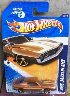 2011 Hot Wheels 142/244   Faster Than Ever '11 2/10   AMC Javelin AMX (Bronze) Toys & Games