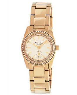 Kenneth Cole New York Watch, Womens Rose Gold Ion Plated Stainless Steel Bracelet 34mm KC4791   Watches   Jewelry & Watches