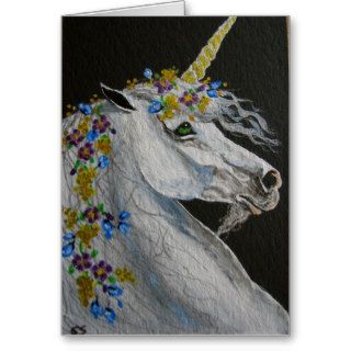 Unicorn Head Greeting Card
