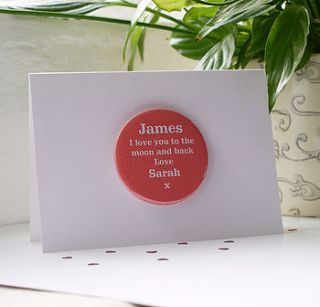 personalised 'love you' card by andrea fay's