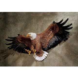 Free and Proud Bald American Eagle Wall Sculpture Statue Decor  