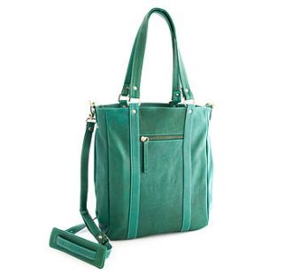 leather upright tote by betty & betts