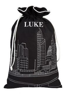 personalised city scape kit bag by retreat home