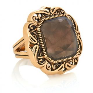 Gemstone Bronze Ring