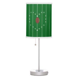 A Football Fan's X's and O's Table Lamp