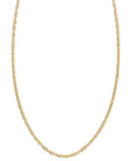 14k Gold Necklace, 16 20 Singapore Chain   Necklaces   Jewelry & Watches