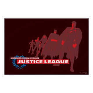Justice League Strength. Power. Courage. Ensemble Print