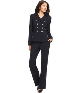 Calvin Klein Suit, Double Breasted Military Jacket & Bootcut Pants   Suits & Suit Separates   Women