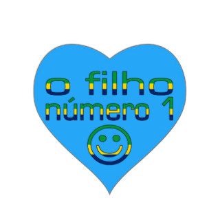 O Filho Número 1   Number 1 Son in Brazilian Stickers