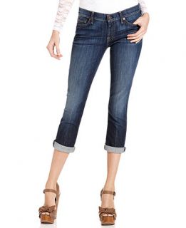 7 For All Mankind Jeans, The Skinny Crop And Roll, Nouveau NY Dark Wash   Jeans   Women