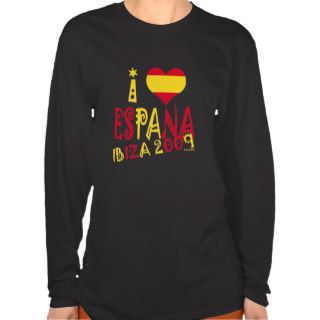 I Love Espana T shirts