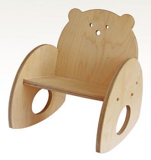 cubbly teddy bear rocker chair by bears in the wood