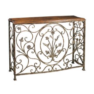 Sterling Industries Floral Scroll Console Table