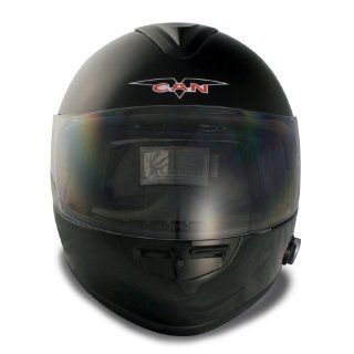 VCAN Blinc 136 Gloss Black X Large Full Face Helmet Automotive