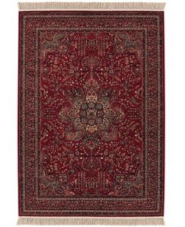 Couristan Area Rug, Kashimar Medallion Antique Red 0612/3337 46 x 66   Rugs