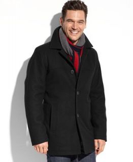 Tommy Hilfiger Big and Tall Coat, Melton Wool Blend Walking Coat   Coats & Jackets   Men