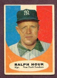 1961 Topps #133 Ralph Houk Yankees VG 206462 Kit Young Cards Sports Collectibles
