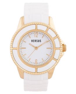 Versus by Versace Watch, Unisex Tokyo White Rubber Strap 38mm AL13SBQ701 A001   Watches   Jewelry & Watches