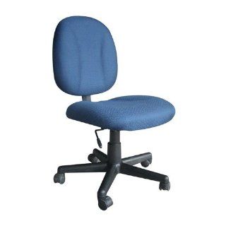 Tecno Seating 133TBLU Sympal Computer Chair in Blue Fabric   Adjustable Home Desk Chairs