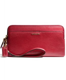 COACH MADISON DOUBLE ZIP WALLET IN LEATHER   COACH   Handbags & Accessories