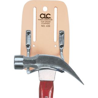 CLC Steel Loop Leather Hammer Holder, Model# 439  Tool Bags   Belts