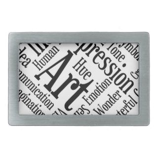 Artistic Expression for Artist or Creative Person Belt Buckles