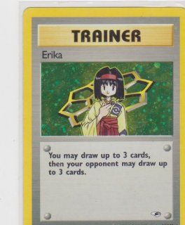 Pokemon   Gym Heroes   Holofoil   Trainer   Erika   16/132 Toys & Games