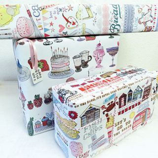 recycled wrapping paper by alice palace