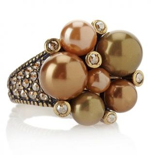 Heidi Daus "Brilliant Baubles" Crystal Accented Cluster Ring
