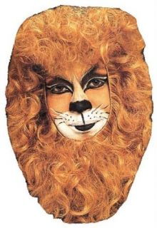 Costumes For All Occasions Ab129 Lion Face Mask Hair Piece Clothing