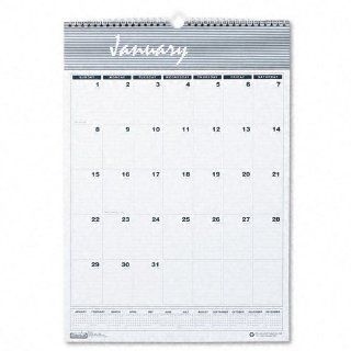 House of Doolittle Products   House of Doolittle   Bar Harbor Wirebound Monthly Wall Calendar, 12 x 17   Sold As 1 Each   Ruled daily blocks keep notations neat.   Full year reference calendar aids in planning throughout the year.   