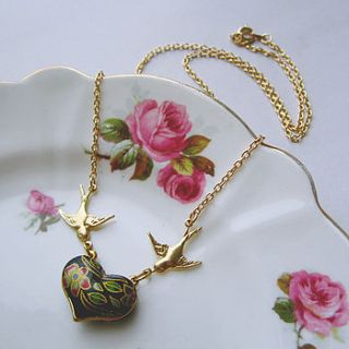 meet in the middle heart necklace by eclectic eccentricity