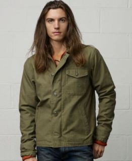 Denim & Supply Ralph Lauren Knit Sleeve Army Field Jacket   Coats & Jackets   Men