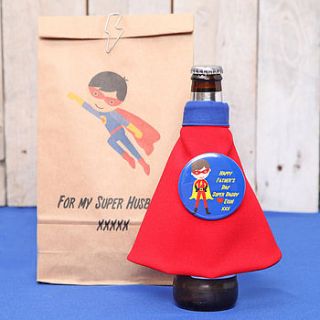personalised superhero cape gift wrap by red berry apple