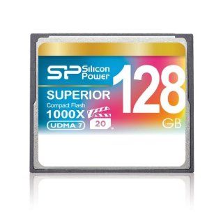 Silicon Power 128GB Hi Speed 1000x Compact Flash Card (SP128GBCFC1K0V10) Computers & Accessories